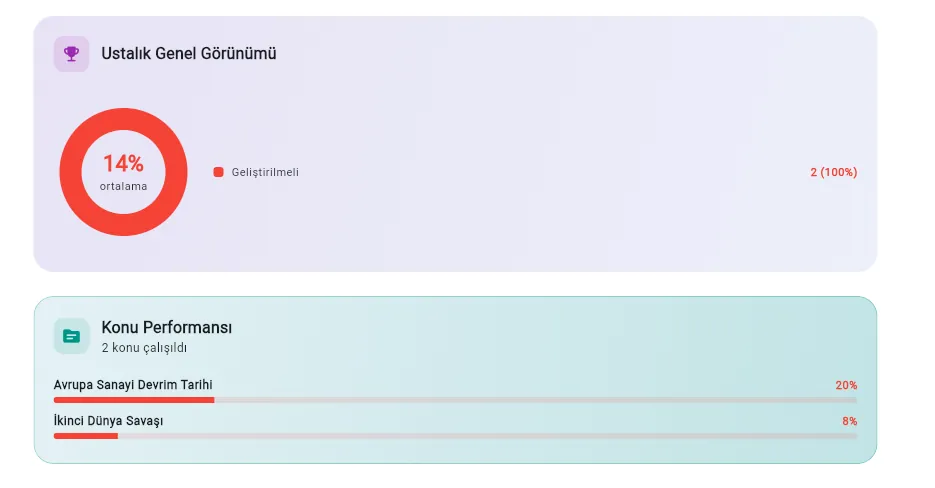 ScolerAI performance insights — AI literacy competency tracking